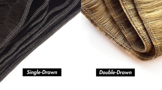 Compare Single-Drawn vs. Double-Drawn Wefts: Which Is Right for You? Blog SL Raw Virgin Hair