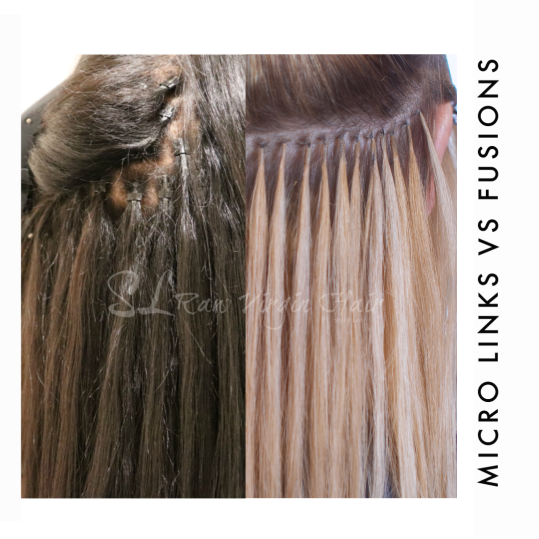 Micro Links vs. Fusion Hair Extensions: Everything You Need Know