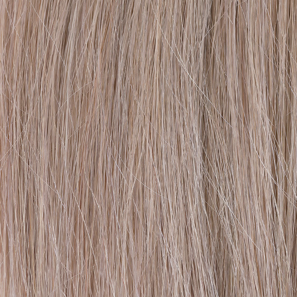 Color Silver ash blonde seamless I-tip