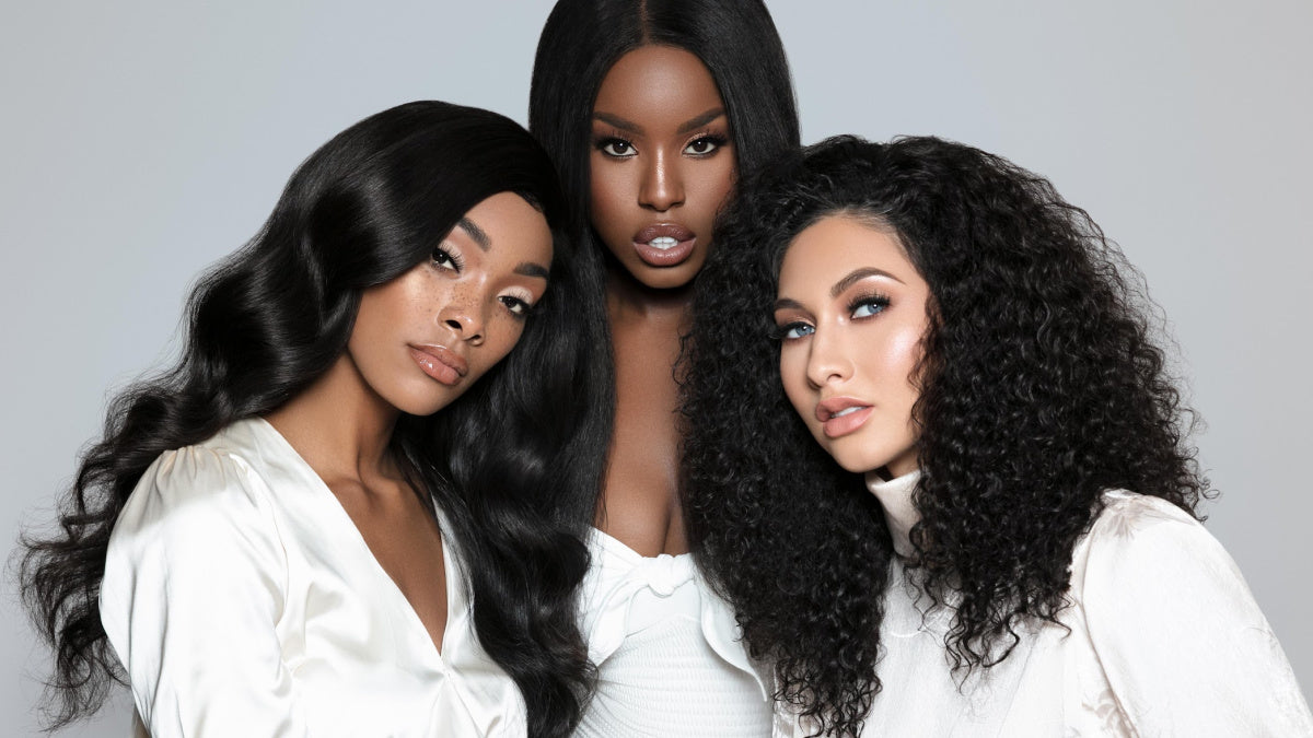 Models Wearing SL Raw Virgin Hair Luxury Hair Wigs From Collection