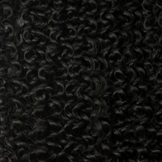 Kinky Curly Hair 4A-4B Texture Swatch for Natural Hair