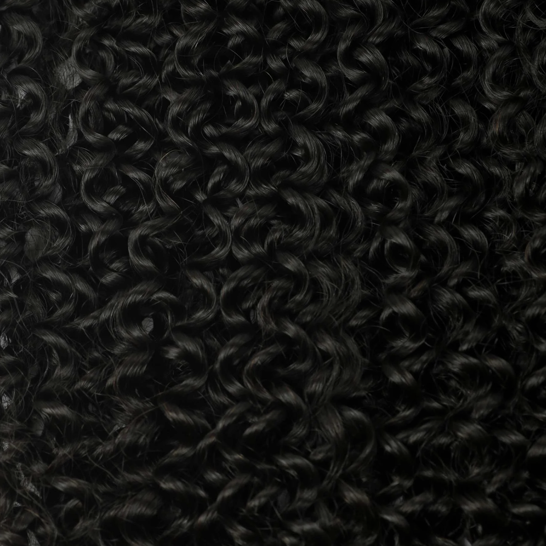 Kinky Curly Hair 4A-4B Texture Swatch for Natural Hair