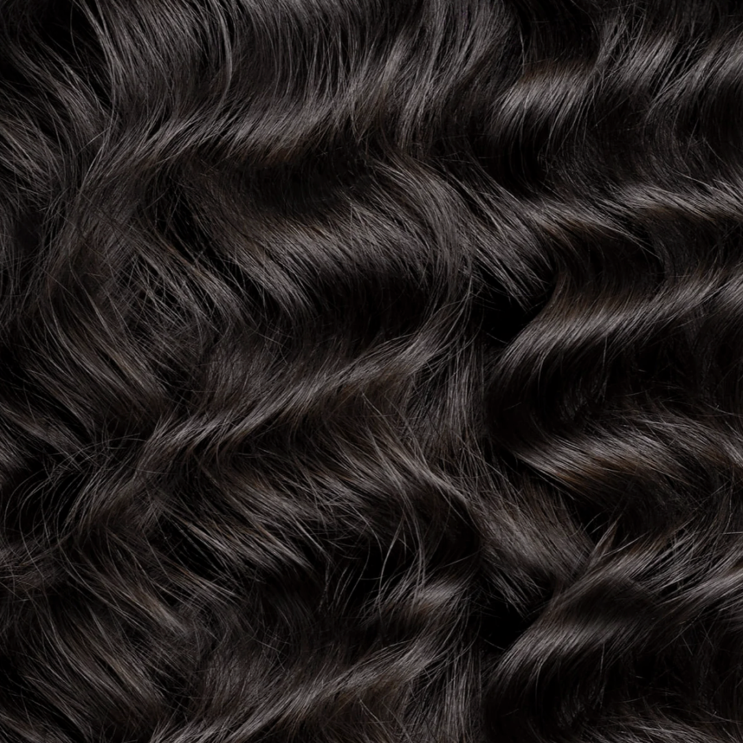 2C-3A Hair Texture Swatch of Lao Curly I-Tip