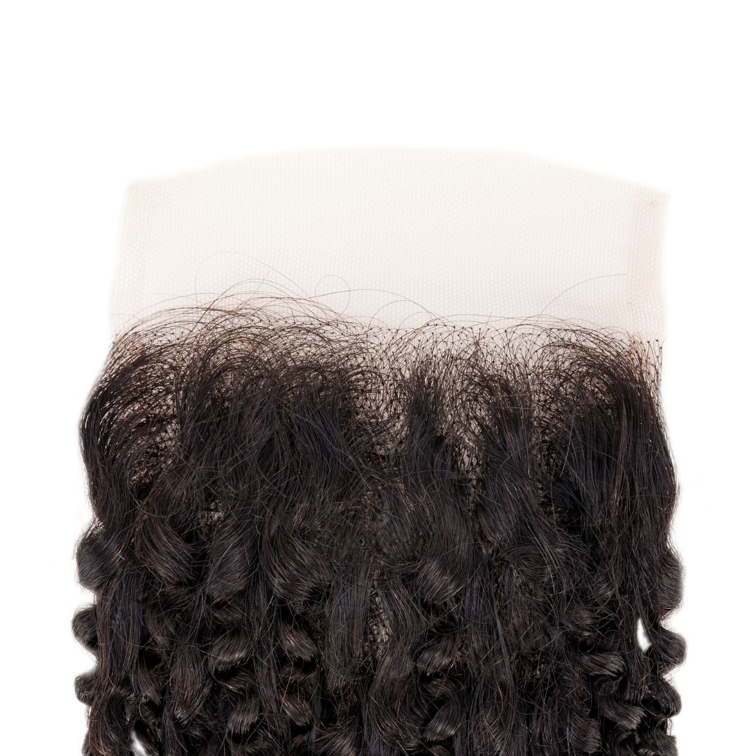 Up Close Look - Kinky Curly Lace Closure
