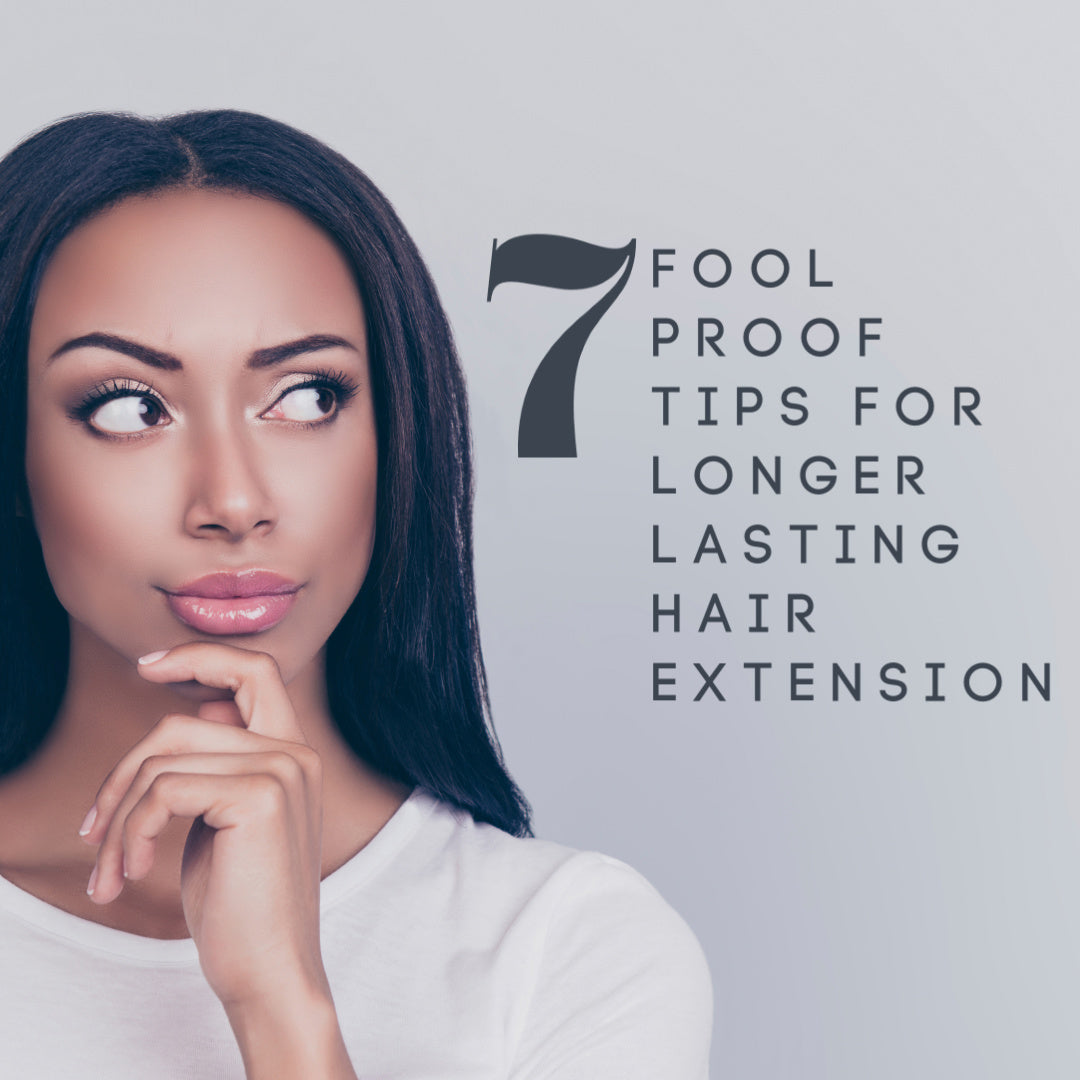 Great 7 Ways to care for hair extensions Blog articles