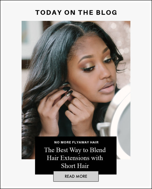 The best hair tips on  way to Blend Hair Extensions with Short Hair
