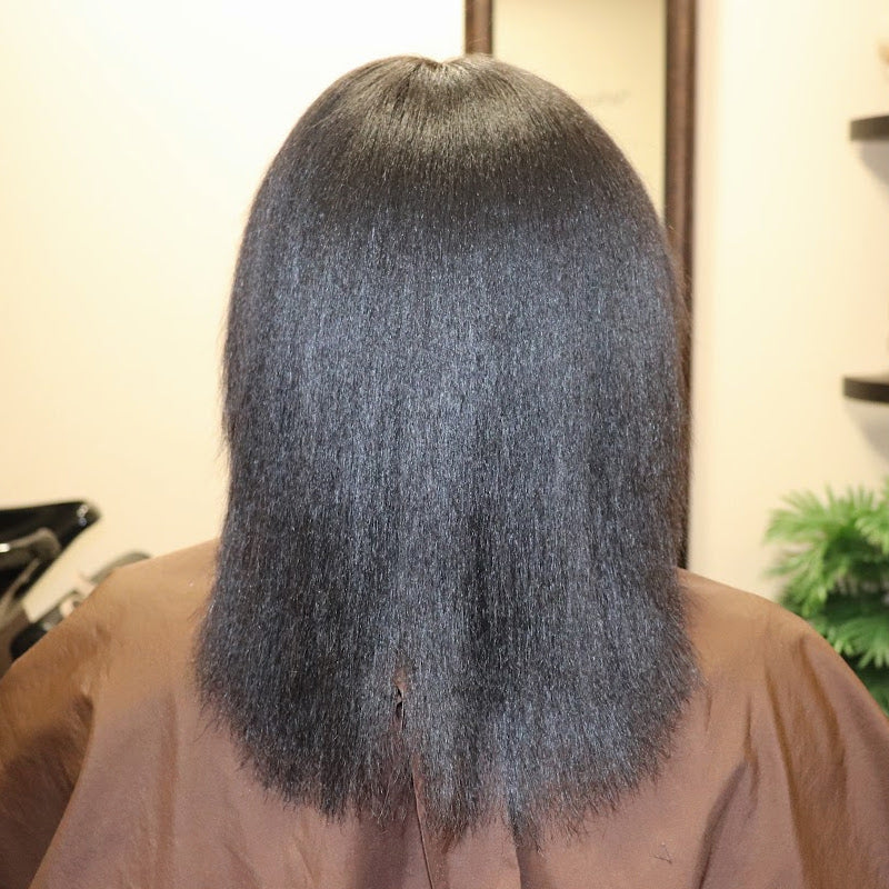 Hair before microlink installation