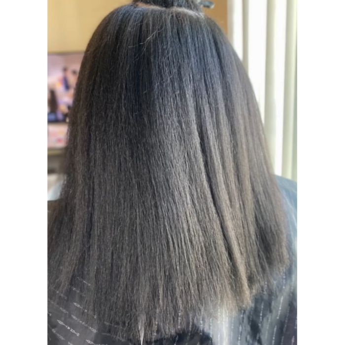 Avant la transformation avec extensions capillaires