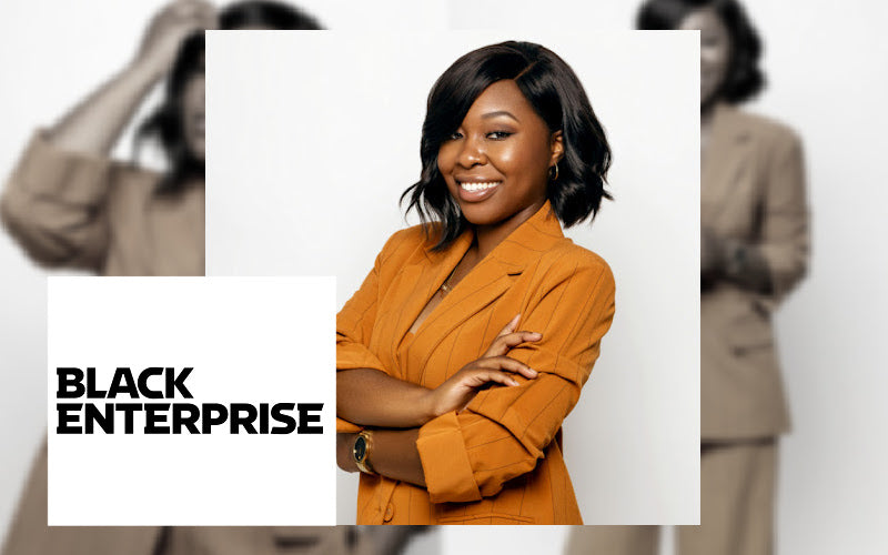 Black Enterprise feature highlighting LeAna McKnight, founder of SL Raw Virgin Hair, on turning professional expertise into an award-winning extensions brand.