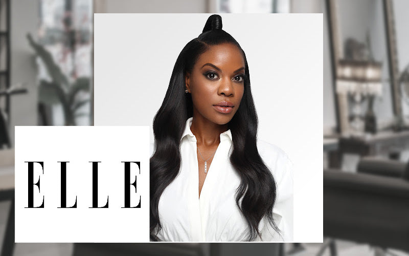 ELLE feature with LeAna McKnight sharing sew-in hair extension tips and professional installation advice