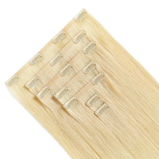 SLRVH InvisiLuxe™ Seamless Clip In Hair Extensions - Blonde #613