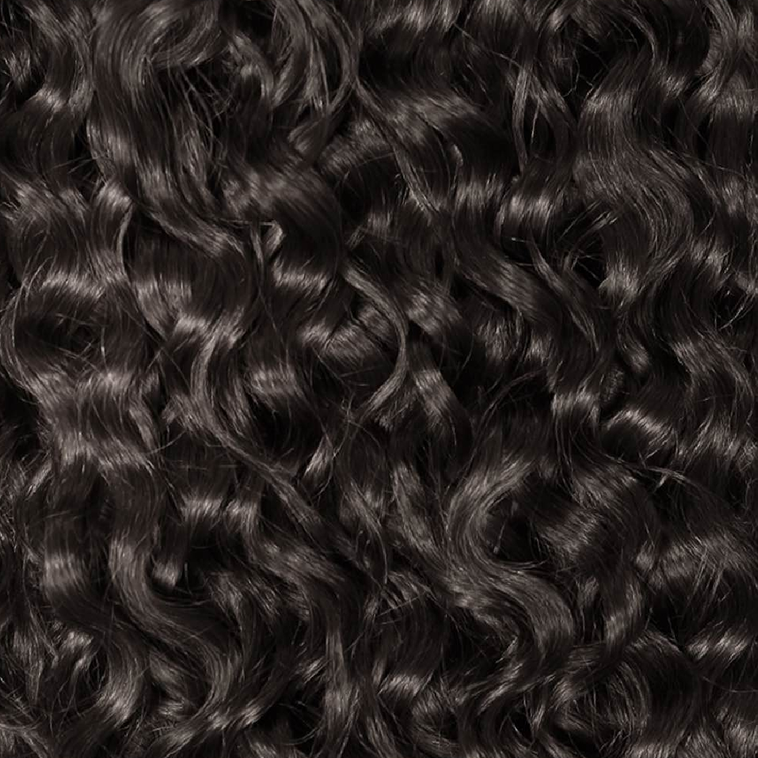 Kinky Curly Hair Extension Texture swatch for 3C-4A hair types 