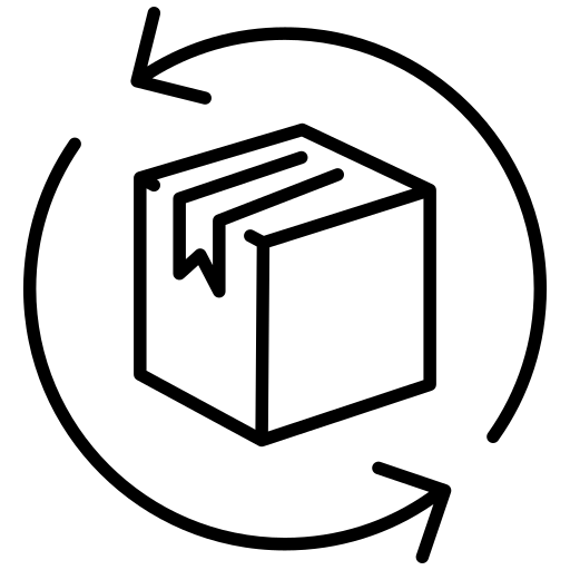 Icon representing easy 30-day hair exchange for unused products