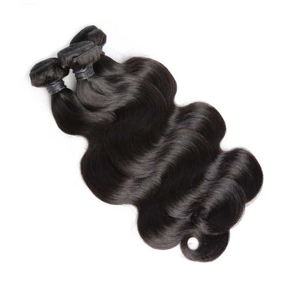 Budget friendly Affordable Brazilian Body Wave (3) Hair Bundle Deals (300g) sold by SL Raw Virgin hair. Lengths: 10" - 32" Grade: 8A Natural Human Hair Wefts: Machine Double Stitch Color: Natural Black #1B Style: Body Wave Bundles: Three Per Bundle Deal