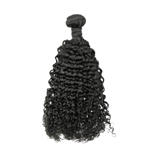 Brazilian Kinky Curly Bundle Deal - Natural curls for 3C-4A textures.