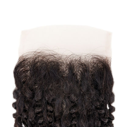 Up Close Look - Kinky Curly Lace Closure