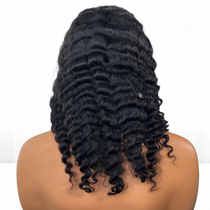 SLRVH back display pf deep wave u-part wig 