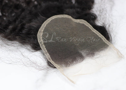 SL Raw Soft Kinky Curly Lace Closure