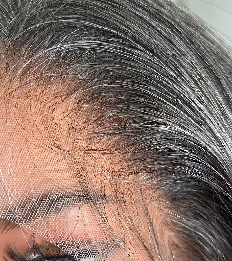 Explore authentic natural gray salt n pepper wigs with natural lace