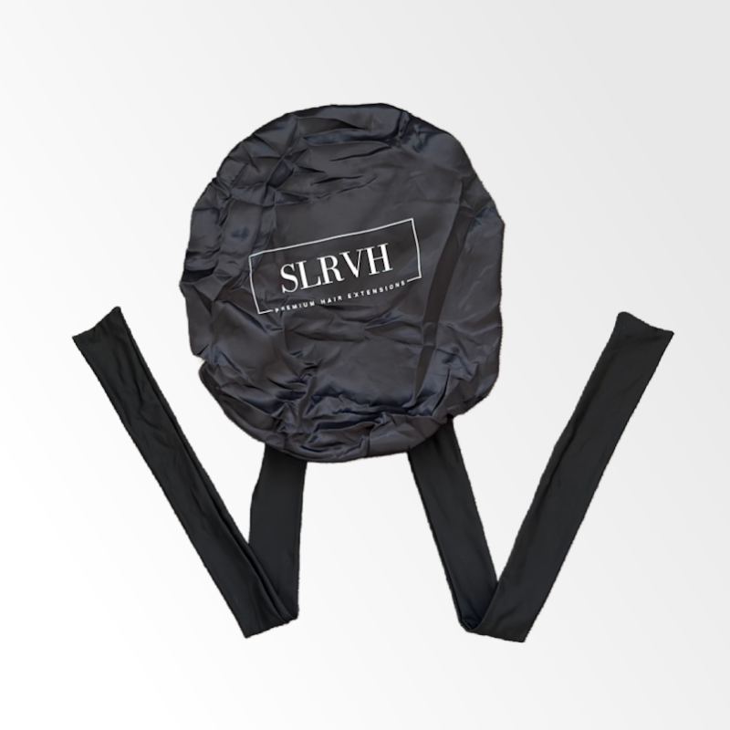 Night time satin hair bonnet