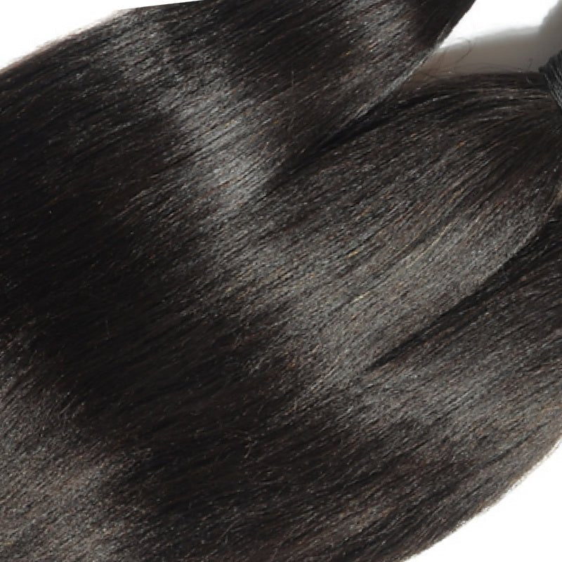 Brazilian Straight Hair Bundle Deal - 100% Virgin Human Hair, sleek and professional.