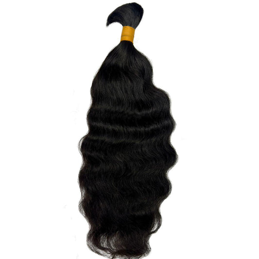 Raw Indian Curly Bulk Human Hair Extensions