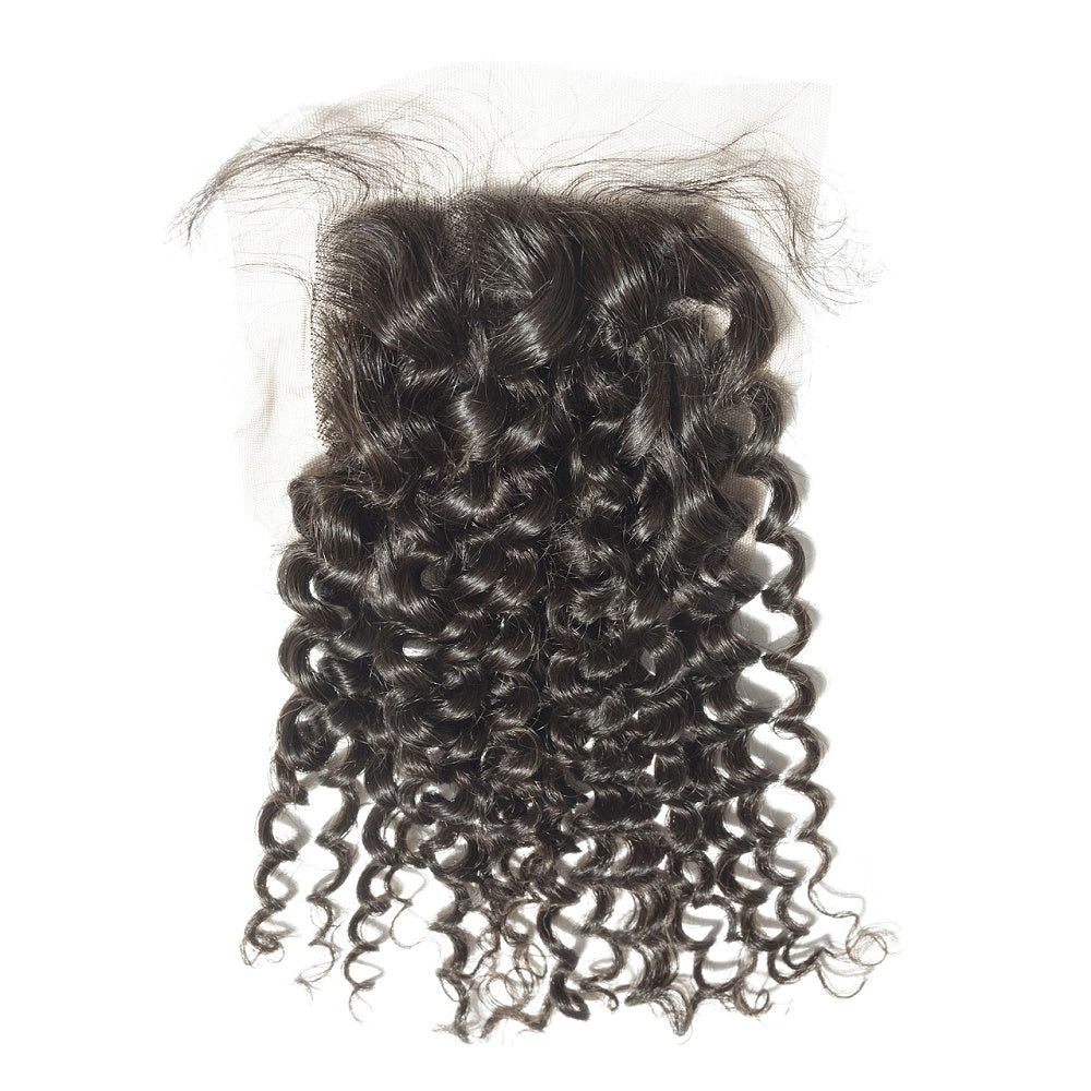 Kinky Curly hair extension - Lace closure -SL Raw Virgin Hair 