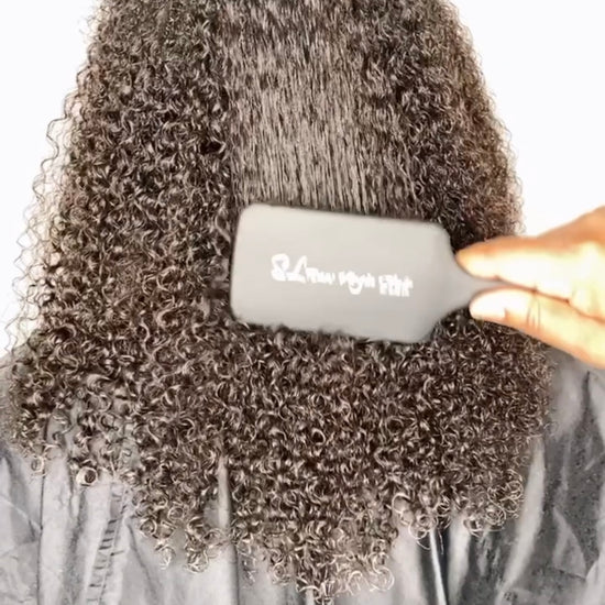 Video of Before and after Microlink Hair Extensions using Award-winning Kinky Curly I-tip by SL Raw Virgin Hair 