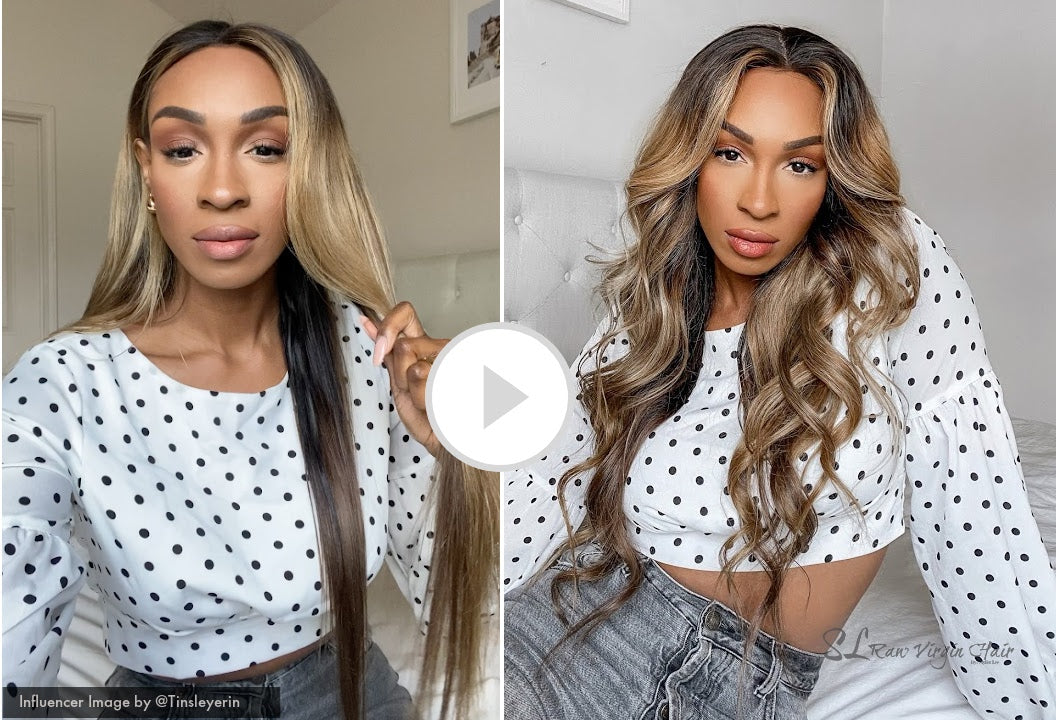 Tinsley Erin shows how to volumize SL Raw Natural Wavy Hair for a stunning everyday look.