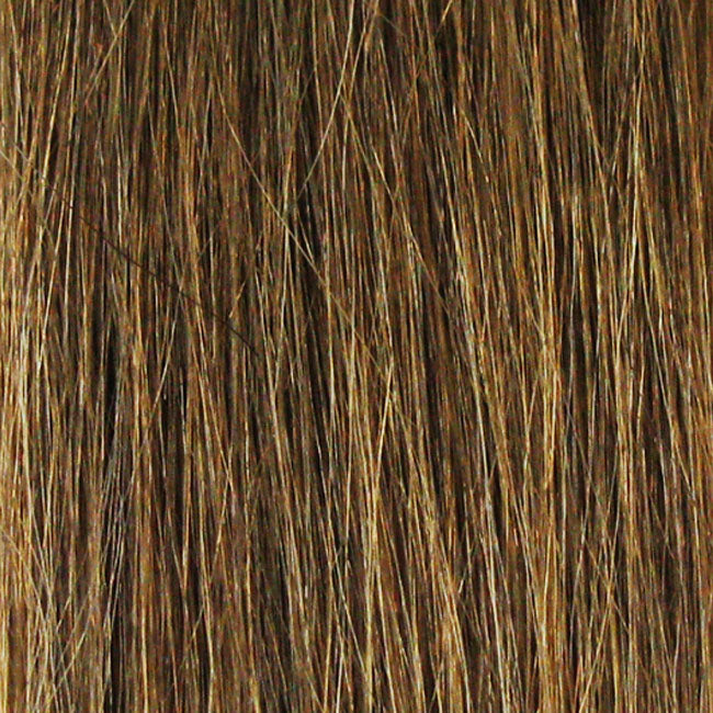 Extensions de cheveux raides I-Tip #6 brun doux de 20 pouces