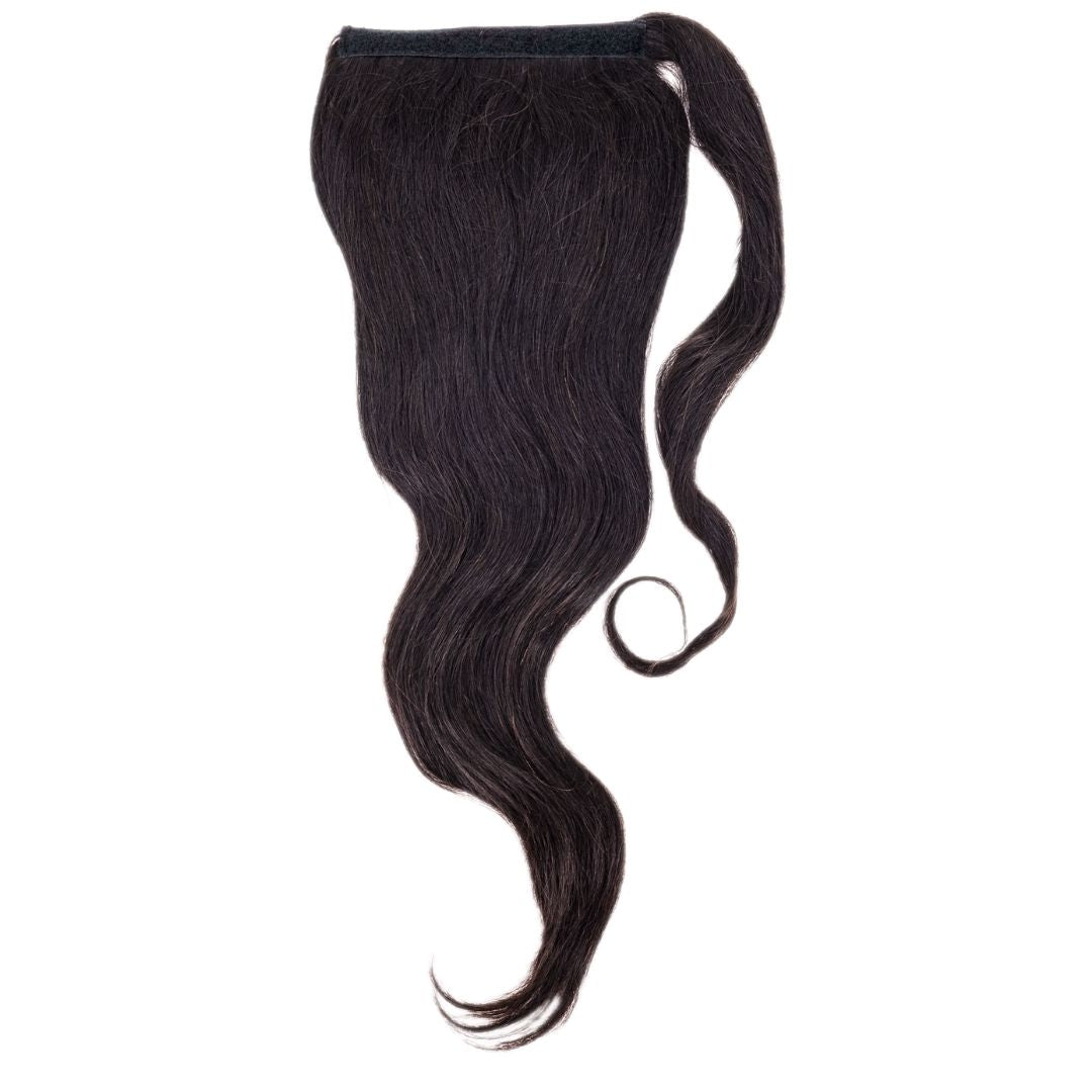 NEW Natural Straight Clip in Ponytail Piece Color #1B