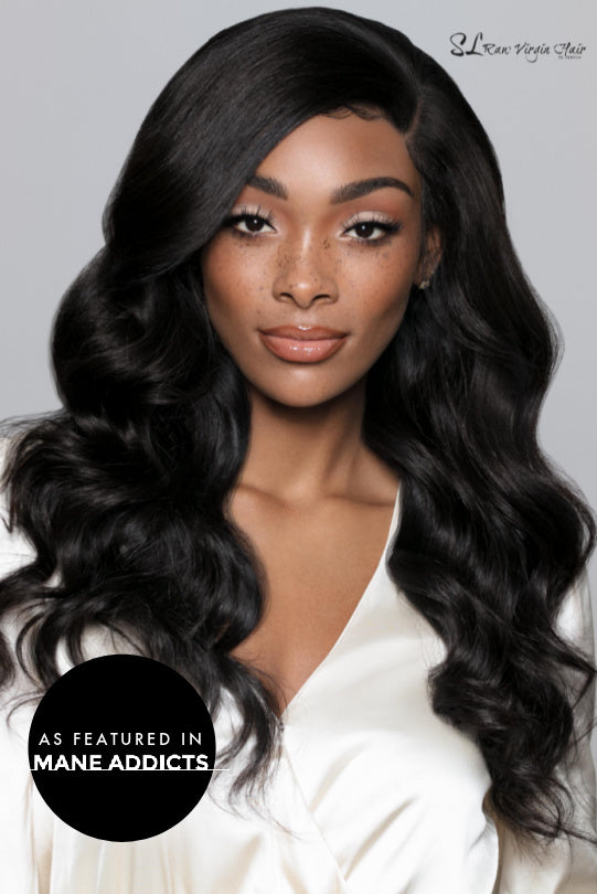 20" Raw Natural Wavy Lace Front Wig